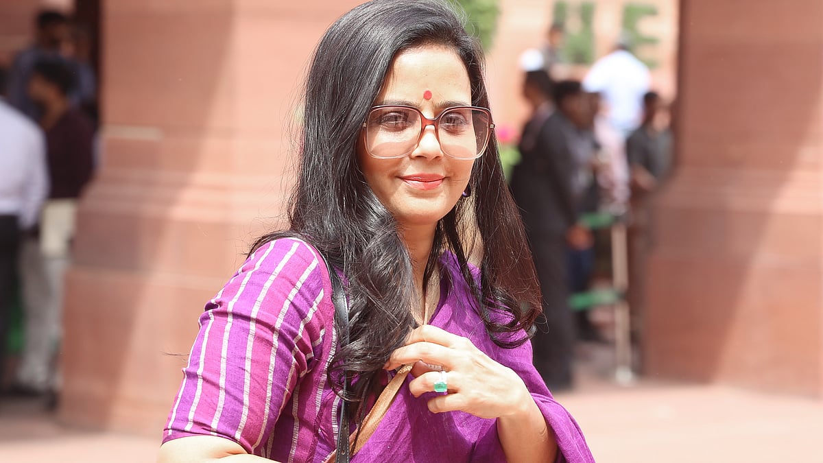  All India Trinamool Congress MP Mahua Moitra at Parliament House.