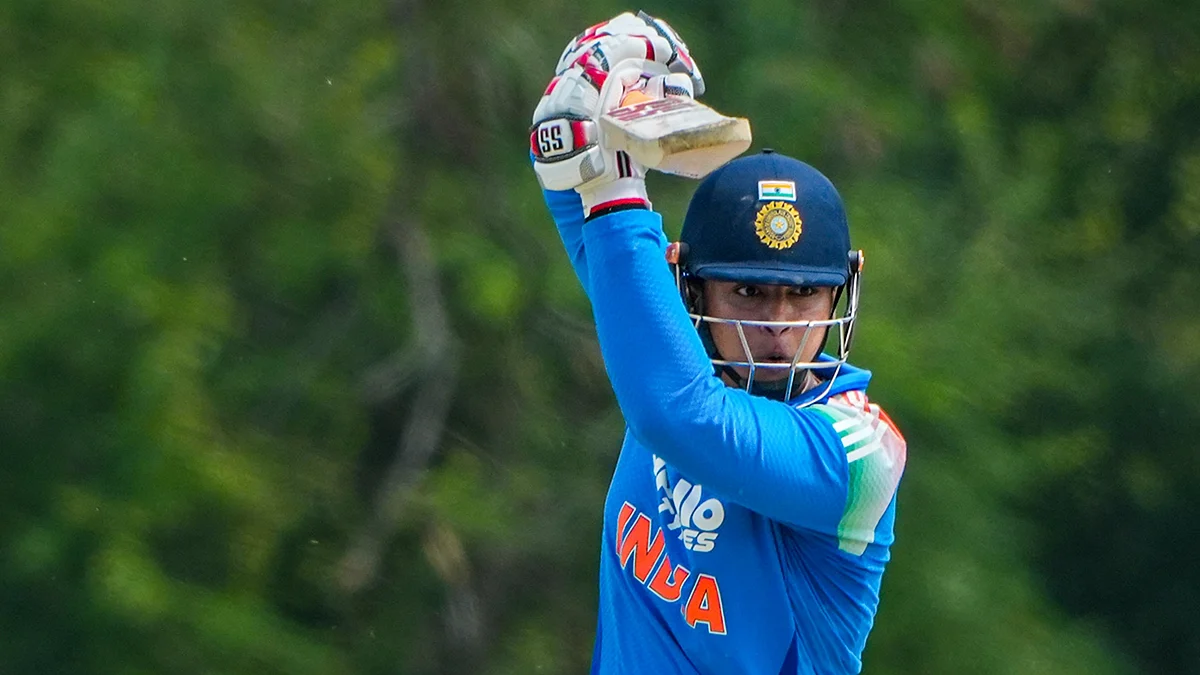Vaibhav Sooryavanshi in action during the fifth match between India A and Afghanistan A.