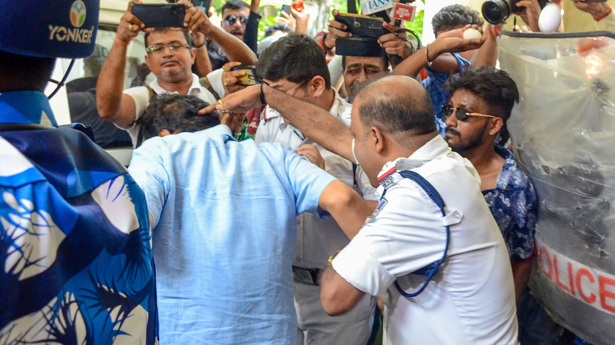 TMC leader Sabyasachi Dutta in police custody.