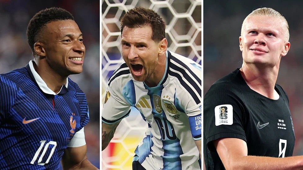 (Left) Mbappe, Messi and Haaland: Who will have the last laugh?