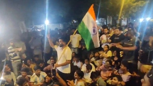 Protesters allege Delhi Police shifted barricades overnight to shrink Jantar Mantar protest site.