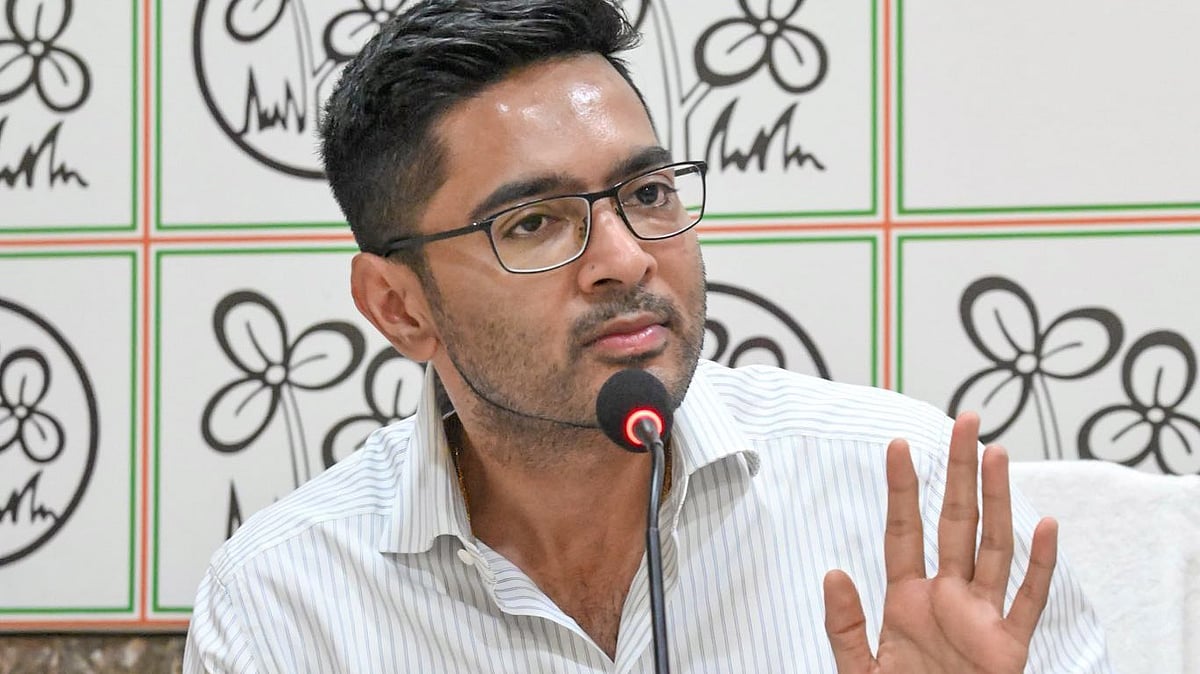 Abhishek Banerjee meets party MLAs in Kolkata.