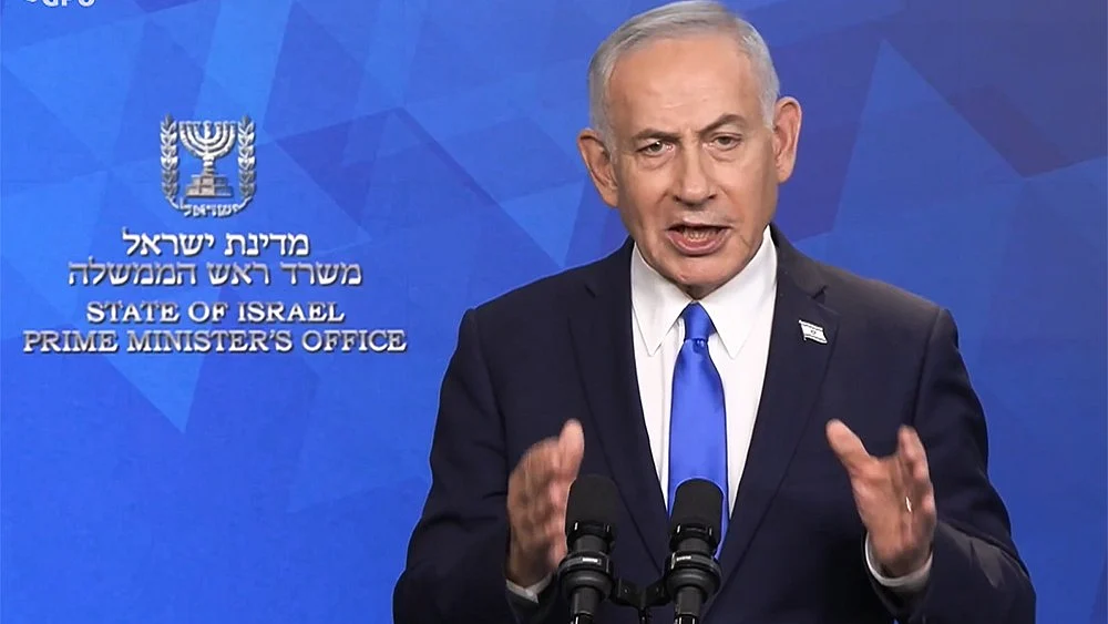 Benjamin Netanyahu in Jerusalem.