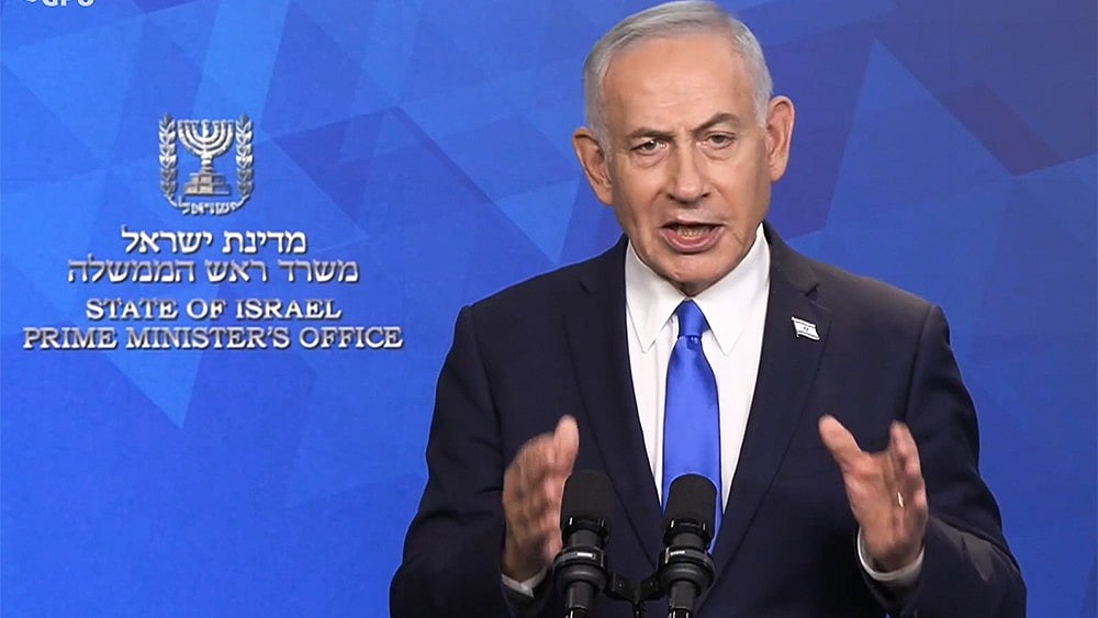 Benjamin Netanyahu in Jerusalem.
