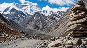 Representative image of Kailash Mansarovar.