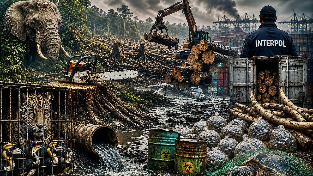 Environmental crime now world's 3rd most profitable criminal industry, INTERPOL warns 