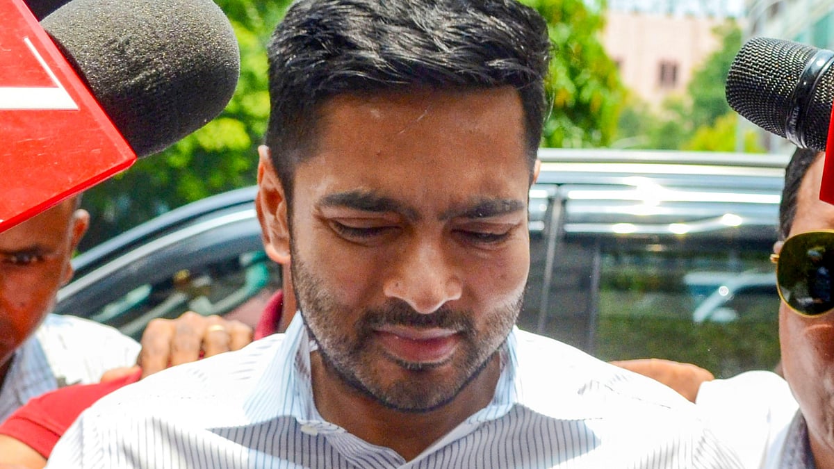 Abhishek Banerjee arrives at ED office in Kolkata.
