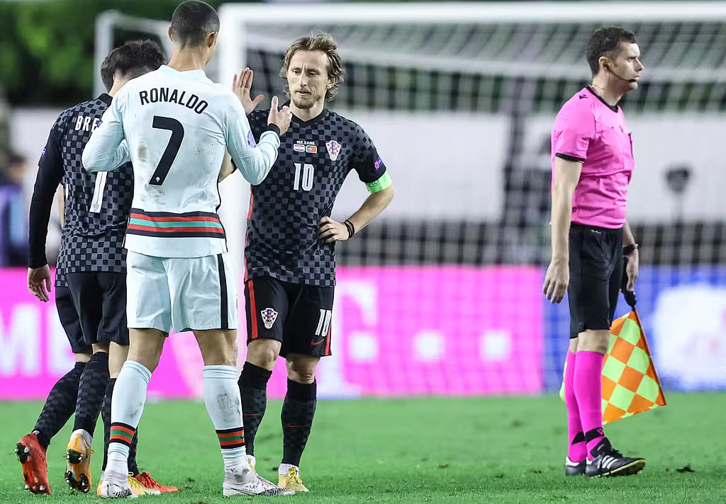 One last time: Ronaldo & Modric have faced each other countless times in national shirts
