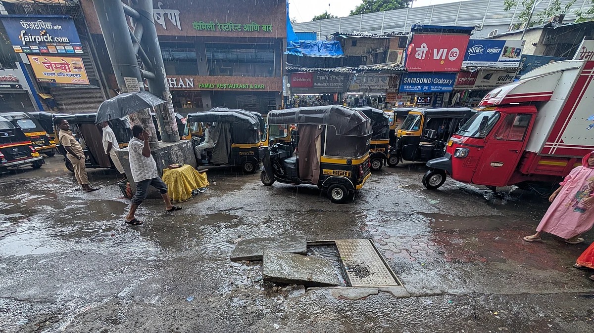 Another open drain cover in Mumbai
