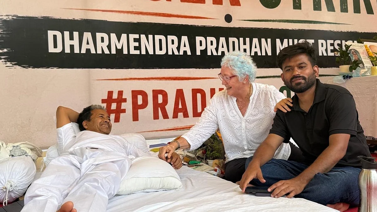 CJP urged Modi engage with the protesters and "hold your minister Dharmendra Pradhan accountable".