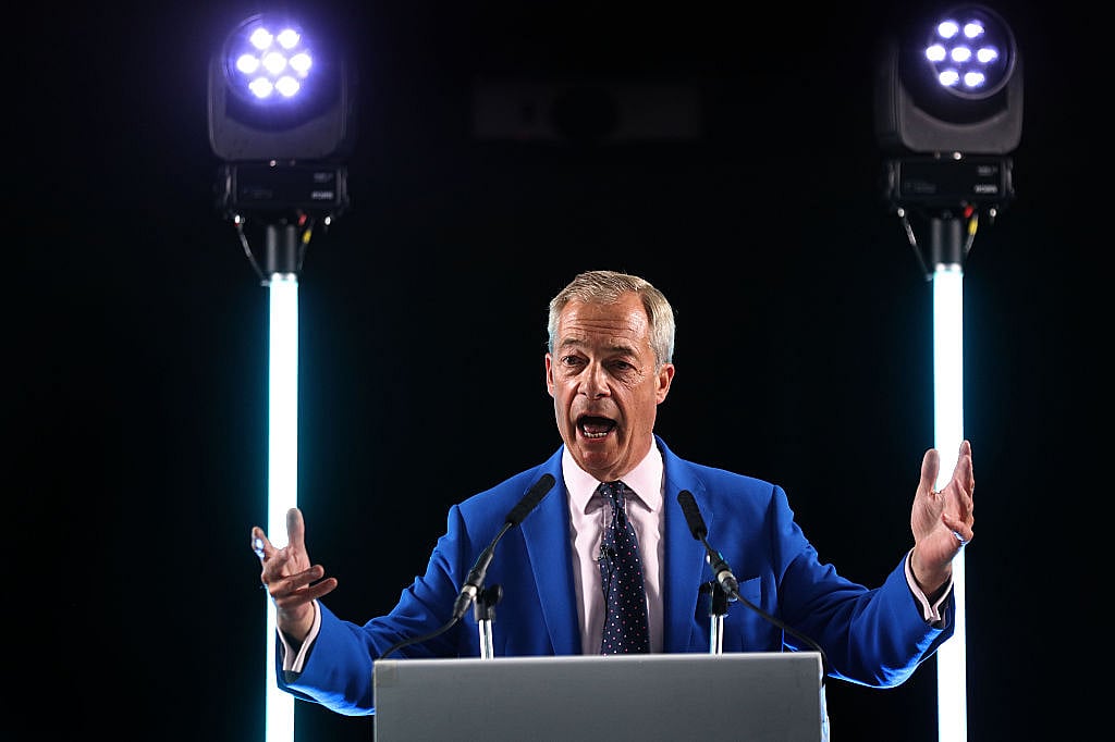 Nigel Farage in full flow