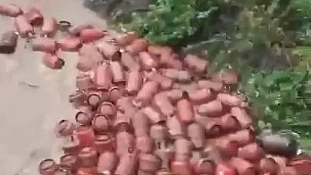 District administration warns that some of the cylinders could still contain LPG.