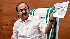 Kerala CM V.D. Satheesan addresses a press conference in Thiruvananthapuram.