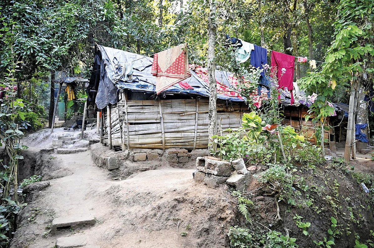 Chandroth colony near Wayanad Wildlife Sanctuary