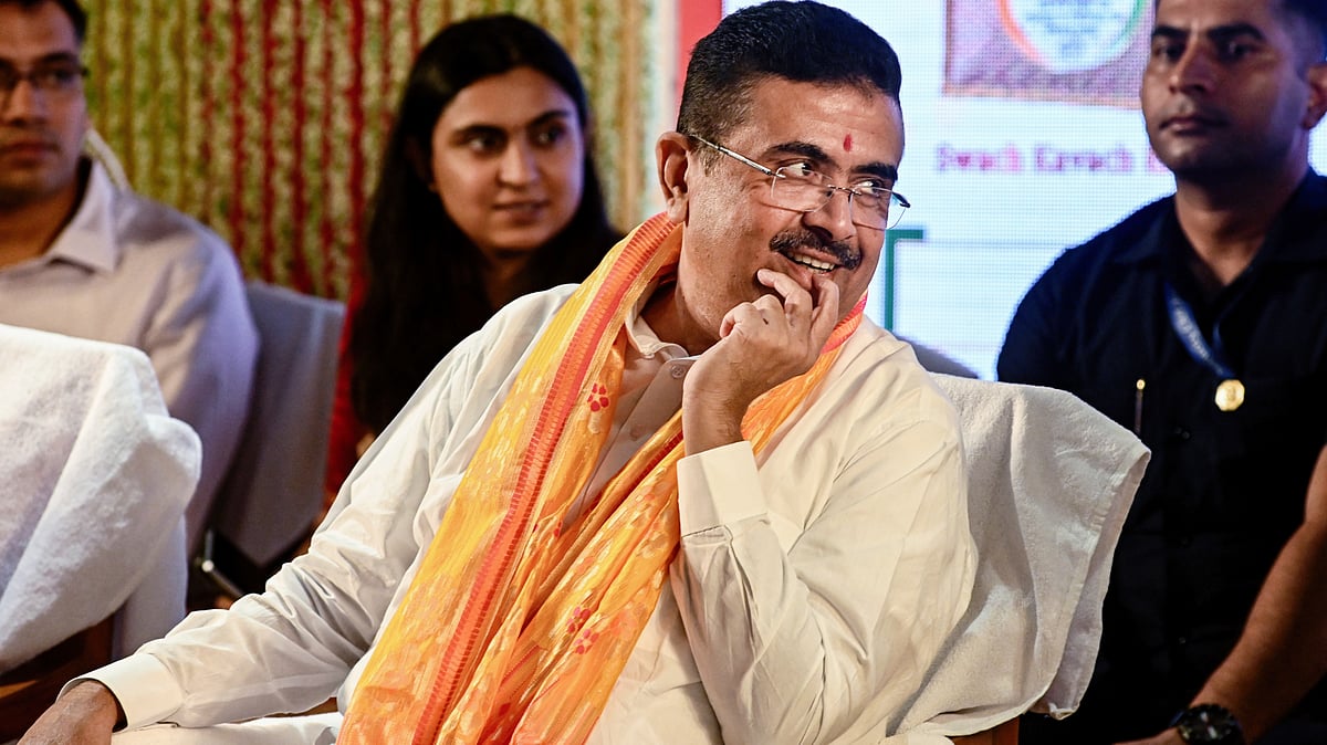 West Bengal CM Suvendu Adhikari at a govt event in Kolkata, 8 July