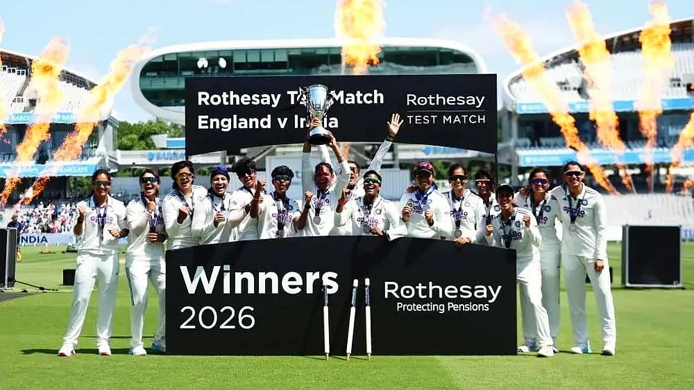 Breaking a glass ceiling: Indian women's team celebrate at the Lord's