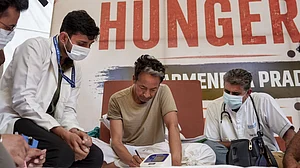 Wangchuk has been on an indefinite hunger strike since 28 June.
