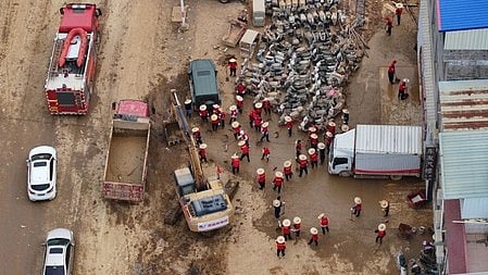 Relief workers gather in Guangxi 