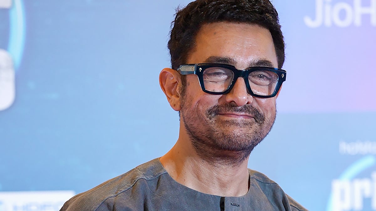 Actor Aamir Khan at the screening of the film 'Pritam and Pedro' in Mumbai.