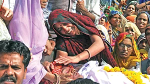 In 2017, MP villagers protested after Abhishek Patidar was killed in police firing during a farmers’ stir