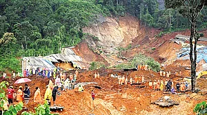 The latest disaster occurred barely 5 km from the site of the 2024 landslide