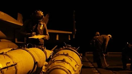 Image released by CENTCOM shows preparations for a new wave of airstrikes.