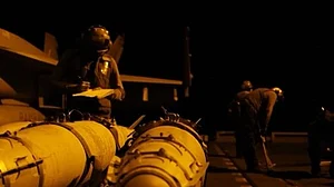 Image released by CENTCOM shows preparations for a new wave of airstrikes.