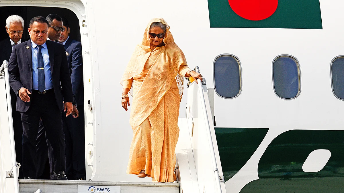 Sheikh Hasina has announced a tentative timetable for her return and surrender