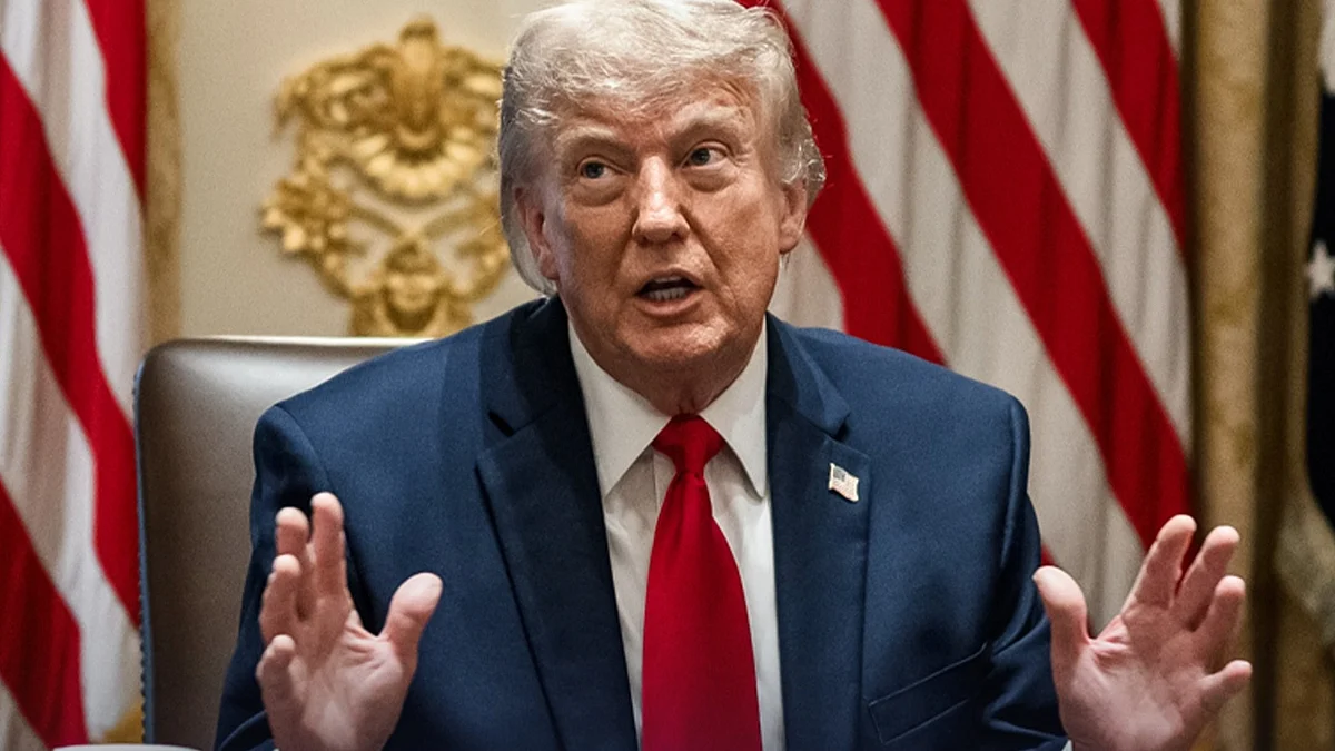 US President Donald Trump at White House