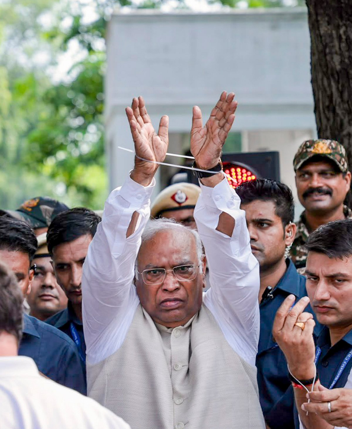Congeress president Mallikarjun Kharge