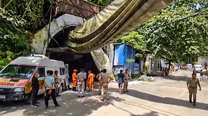 Rescue operation underway after NHPC Teesta Stage VI tunnel collapse in Sikkim's Namchi.