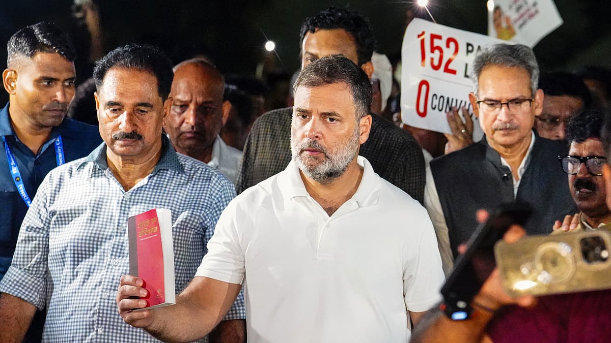 INDIA bloc rallies behind students; Rahul says Modi govt 'killing democracy'