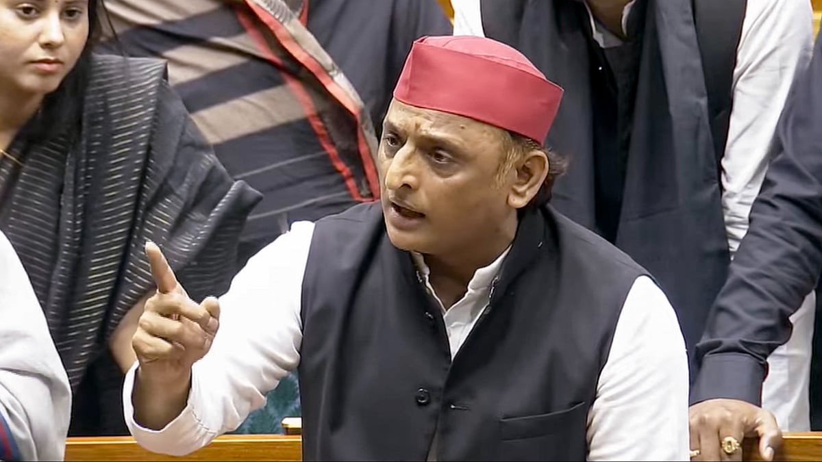 Samajwadi Party chief Akhilesh Yadav.