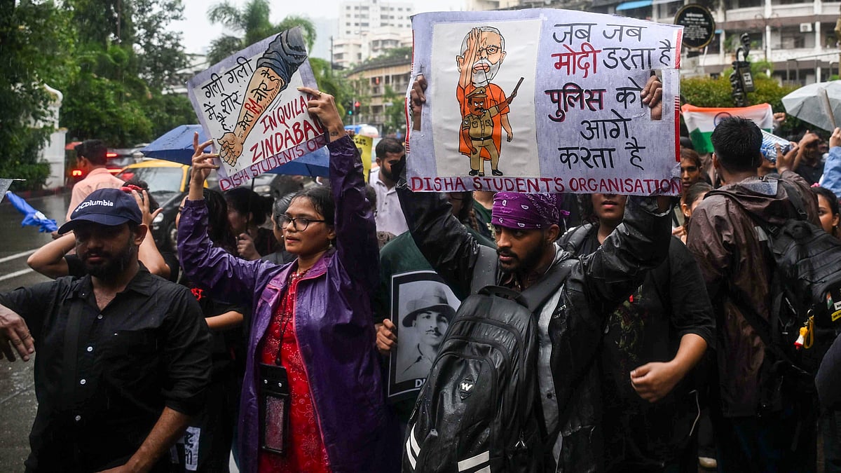 Mumbai protesters back CJP’s call for Dharmendra Pradhan’s resignation.
