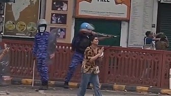 Police action on ‘cockroaches’ marching to Parliament
