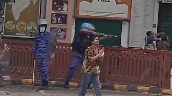 Police action on ‘cockroaches’ marching to Parliament