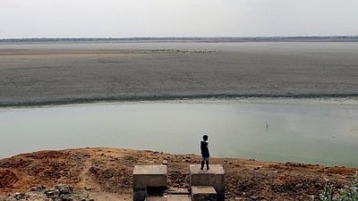 Of the state's 90 major dams, 59 have run dry.