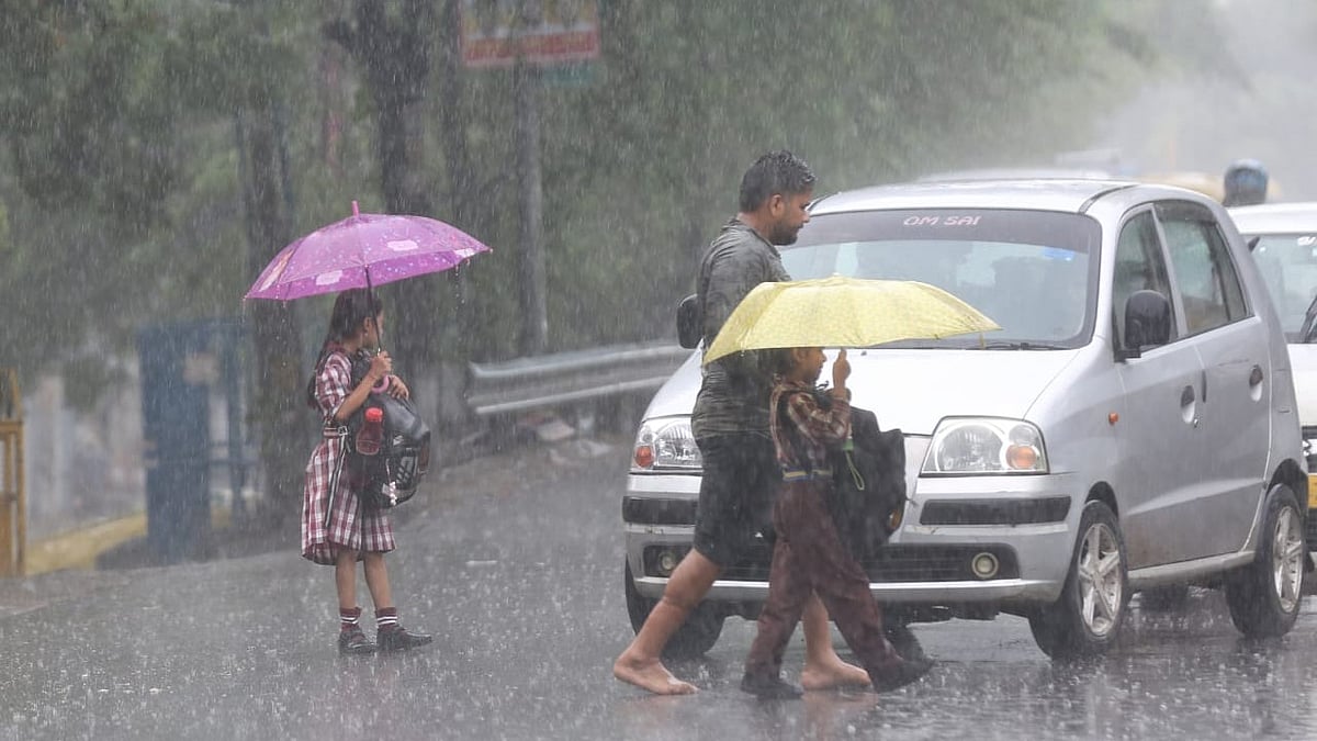 Waterlogging was reported from several parts of the city. 