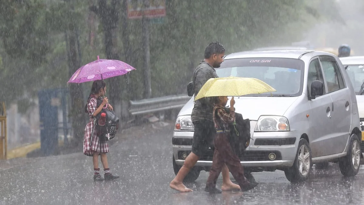 Waterlogging was reported from several parts of the city. 