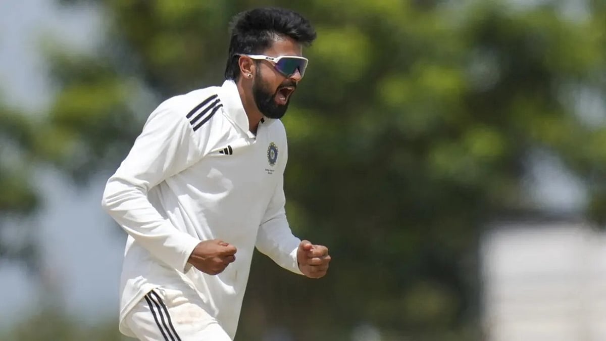 Saransh Jain: The new off spinner in the mix for India's red ball cricket.