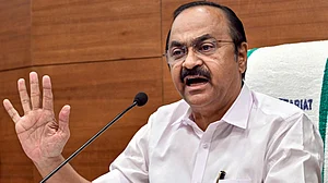 Kerala CM V.D. Satheesan addresses a press conference in Thiruvananthapuram.
