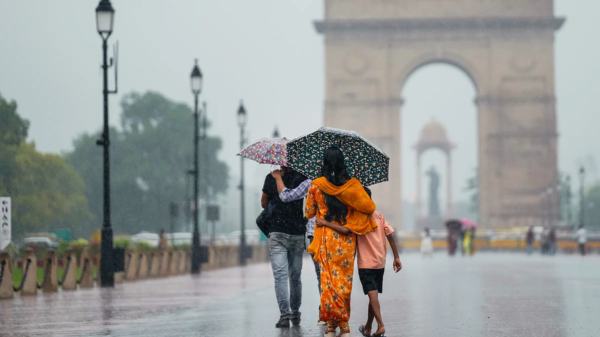 File photo of a rainy day in Delhi