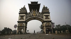 Nepalese authorities imposed an indefinite curfew in parts of Saptari district in Madhesh province.