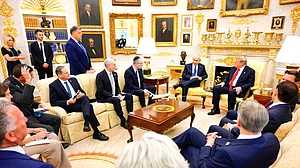 The Trump-Netanyahu meeting in Washington DC on 28 July