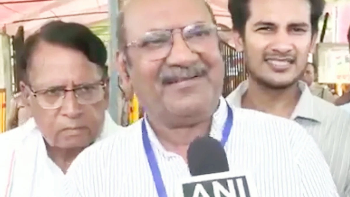 Ghanshyam Singh speaks to media