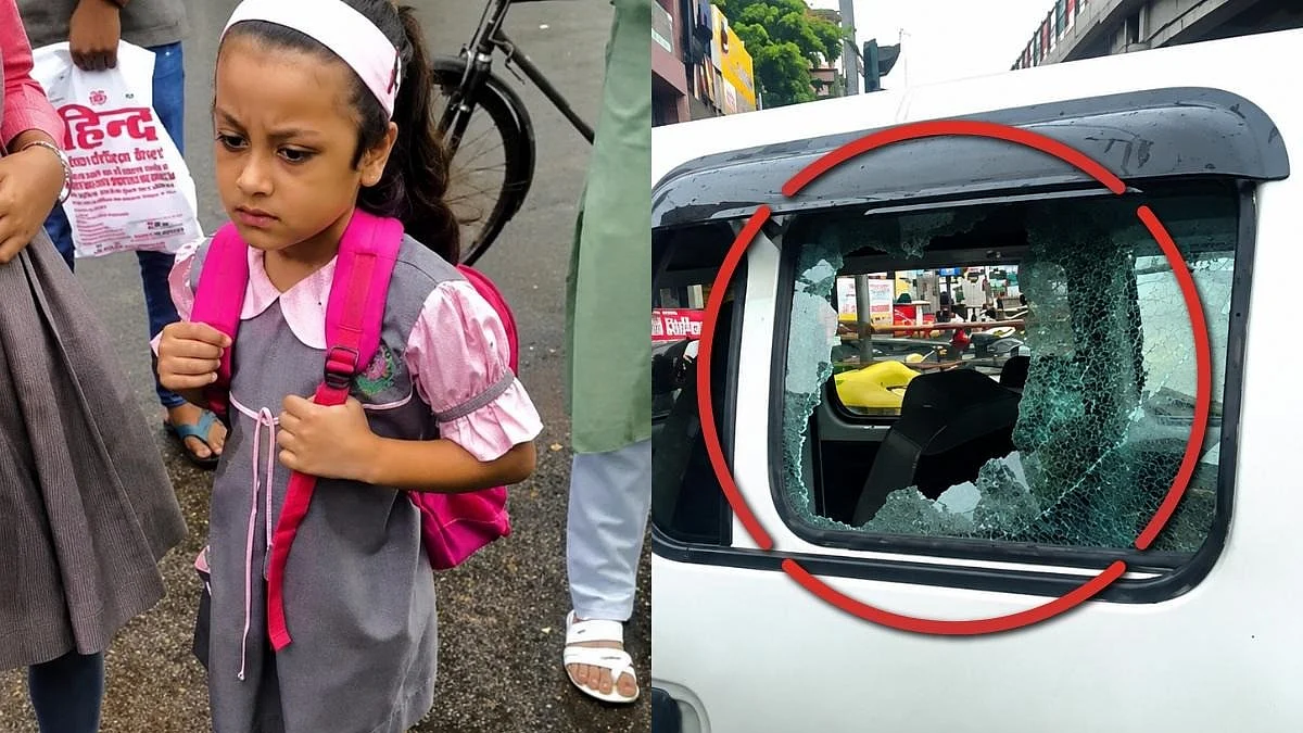 The accused also threatened the van driver before fleeing.