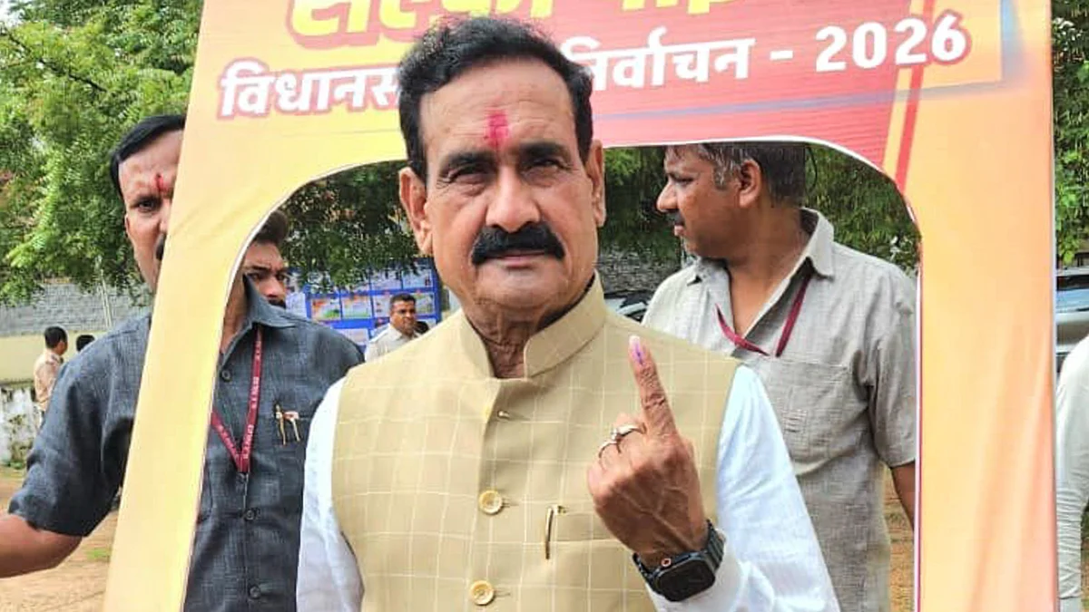 BJP's decision to replace six-time MLA Mishra with first-time candidate Tiwari triggered backlash. 