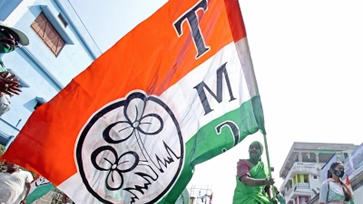 The existing Trinamool Congress flag