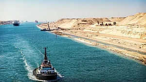 Like Suez, Hormuz represents a narrow maritime chokepoint critical to global energy flows.