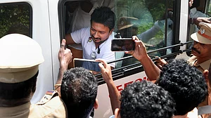 Former Tamil Nadu deputy CM Udhayanidhi Stalin being arrested in Chennai on 4 August